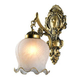 European Floral Wall Lights for Bedside